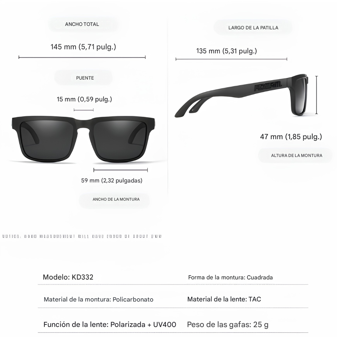 Gafas Polarizadas Antirreflejo